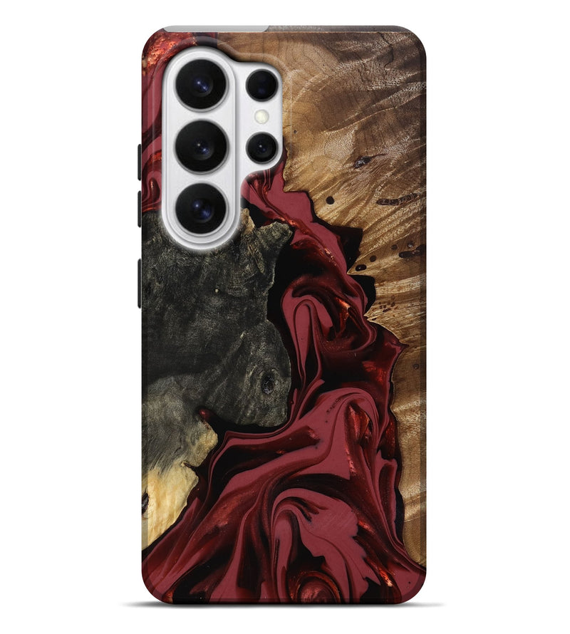 Galaxy S26 Ultra Wood Live Edge Phone Case - Idris (Red, 817499)