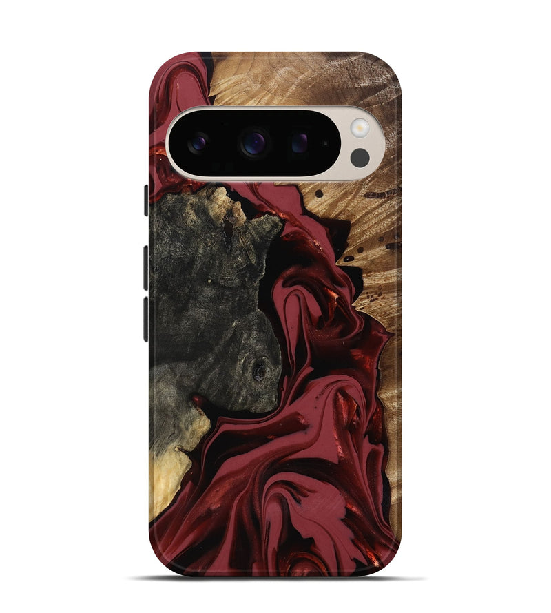 Pixel 10 Wood Live Edge Phone Case - Idris (Red, 817499)