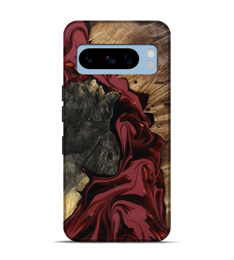 Pixel 8 Pro Wood Live Edge Phone Case - Idris (Red, 817499)