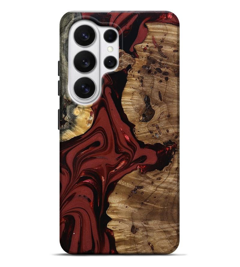 Galaxy S26 Ultra Wood Live Edge Phone Case - Anders (Red, 817500)