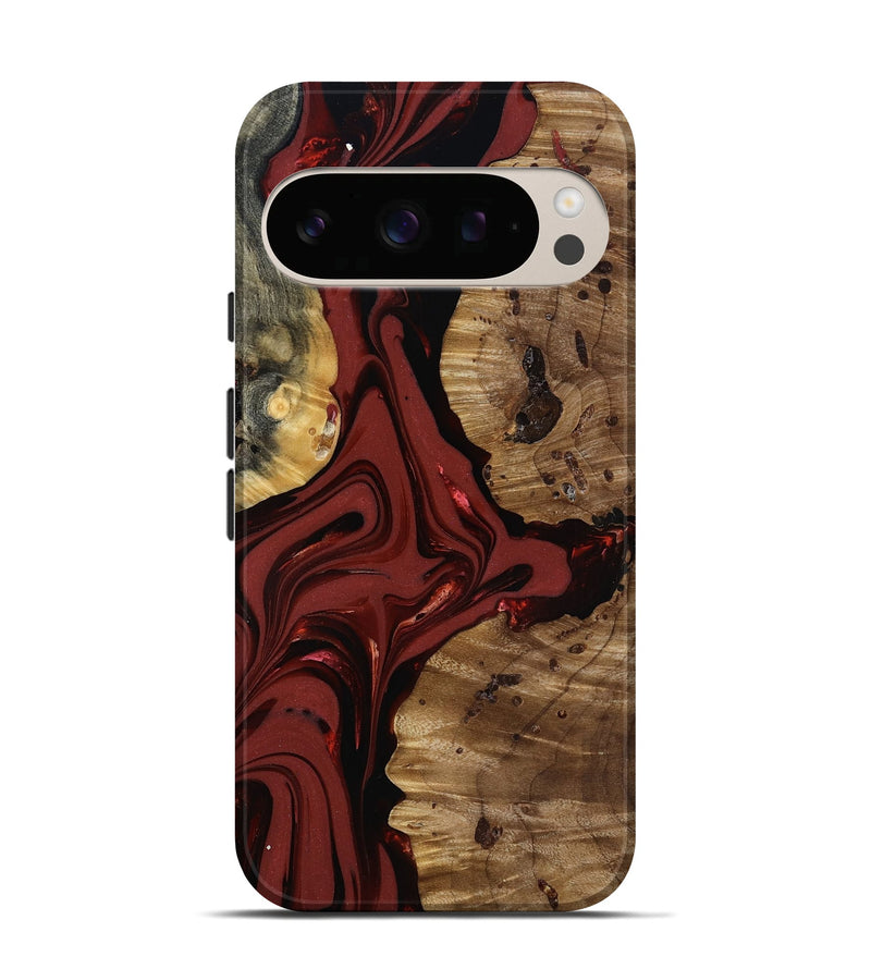 Pixel 10 Wood Live Edge Phone Case - Anders (Red, 817500)