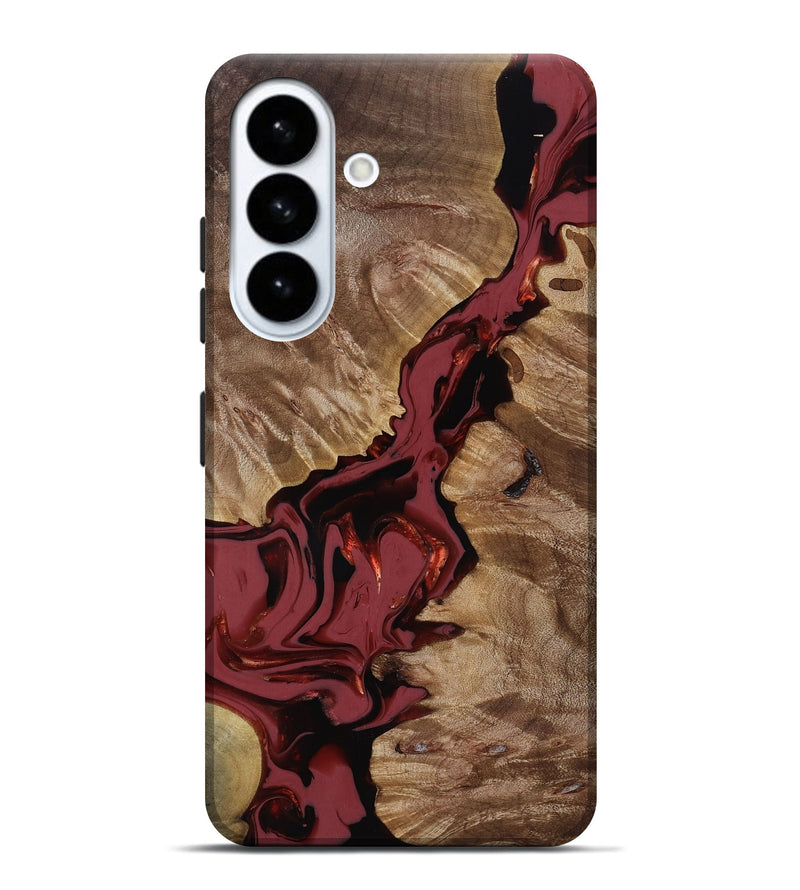 Galaxy S26 Plus Wood Live Edge Phone Case - Tanisha (Red, 817503)
