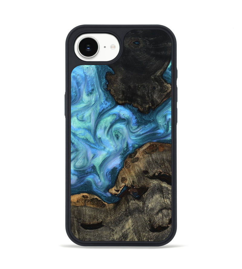iPhone 17e Wood Phone Case - Kamora (Blue, 817504)