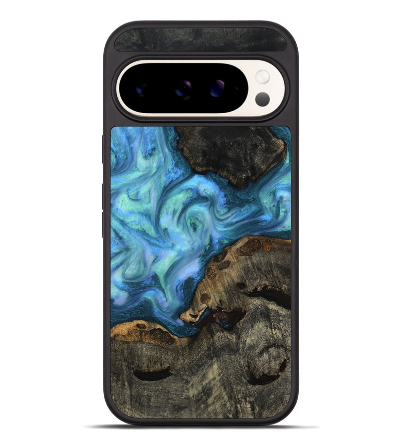 Pixel 9 Pro XL Wood Phone Case - Kamora (Blue, 817504)