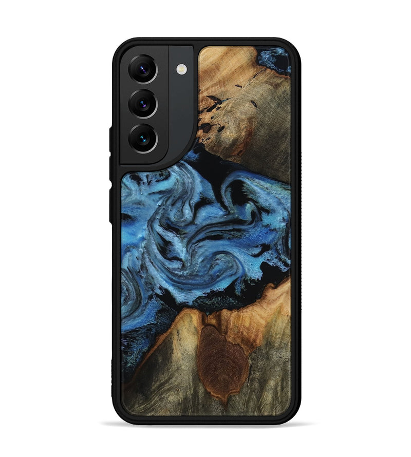 Galaxy S22 Plus Wood Phone Case - Kadeem (Blue, 817508)