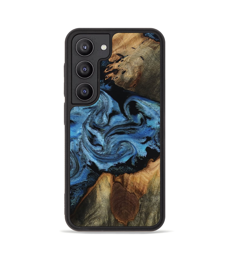 Galaxy S23 Wood Phone Case - Kadeem (Blue, 817508)
