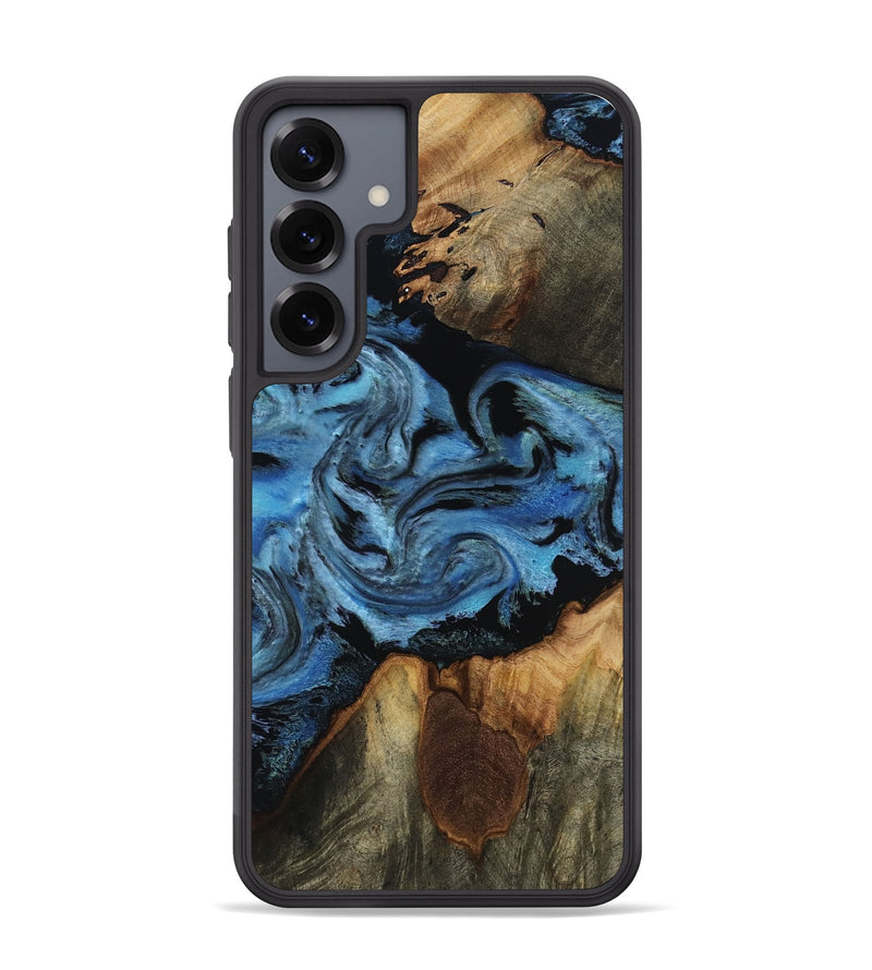 Galaxy S25 Plus Wood Phone Case - Kadeem (Blue, 817508)