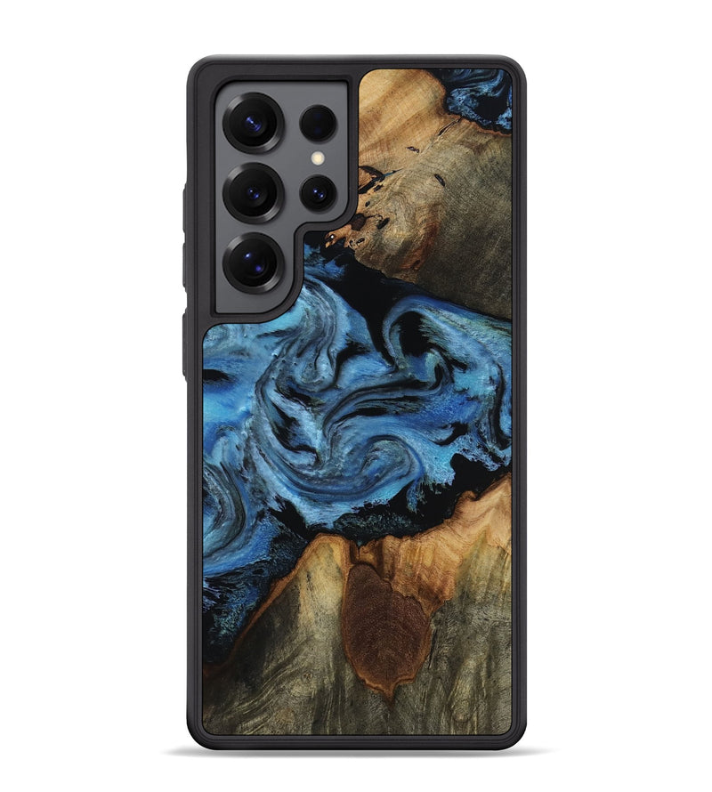 Galaxy S25 Ultra Wood Phone Case - Kadeem (Blue, 817508)