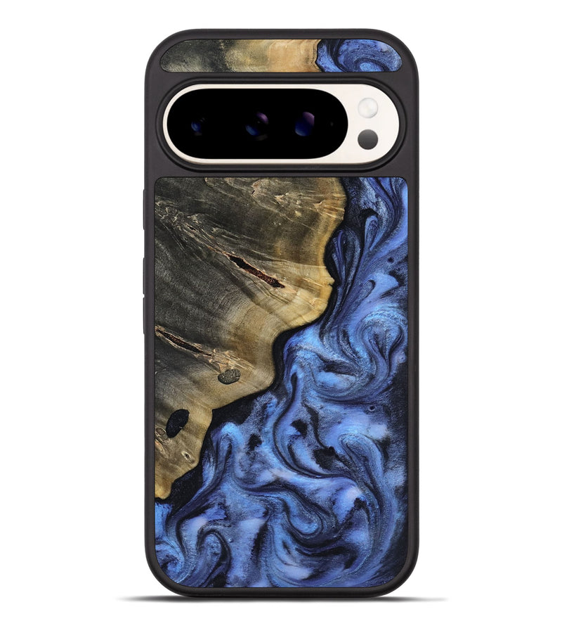 Pixel 9 Pro XL Wood Phone Case - Baker (Blue, 817512)