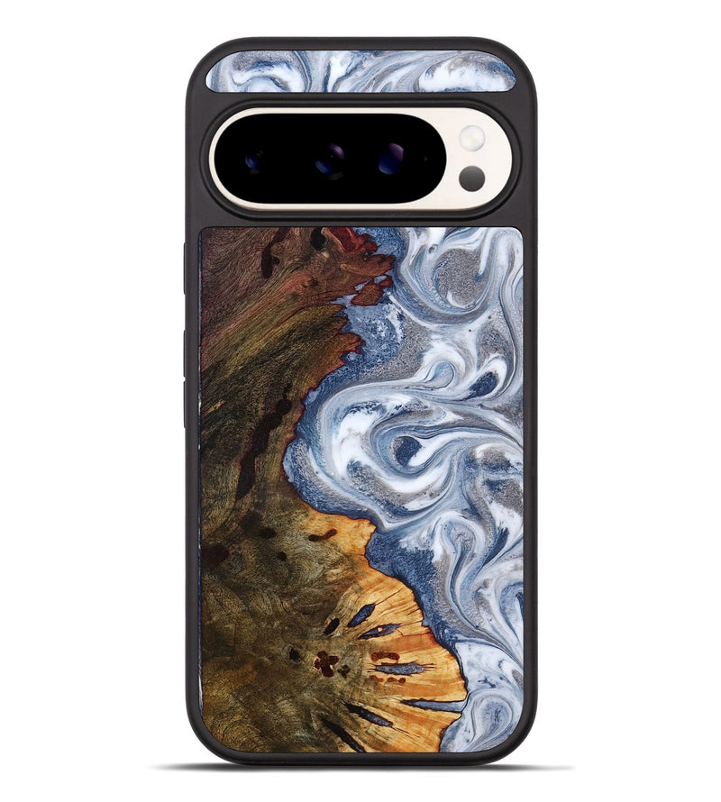 Pixel 9 Pro XL Wood Phone Case - Maribel (Blue, 817513)