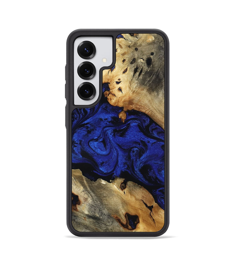 Galaxy S25 Wood Phone Case - Roselyn (Blue, 817514)
