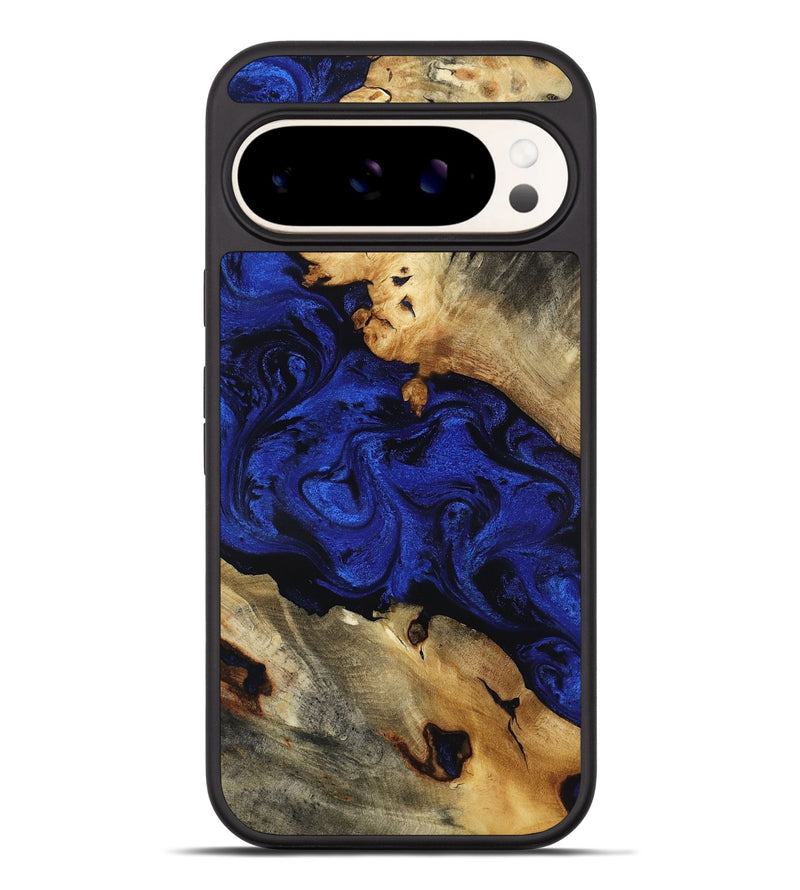 Pixel 9 Pro XL Wood Phone Case - Roselyn (Blue, 817514)