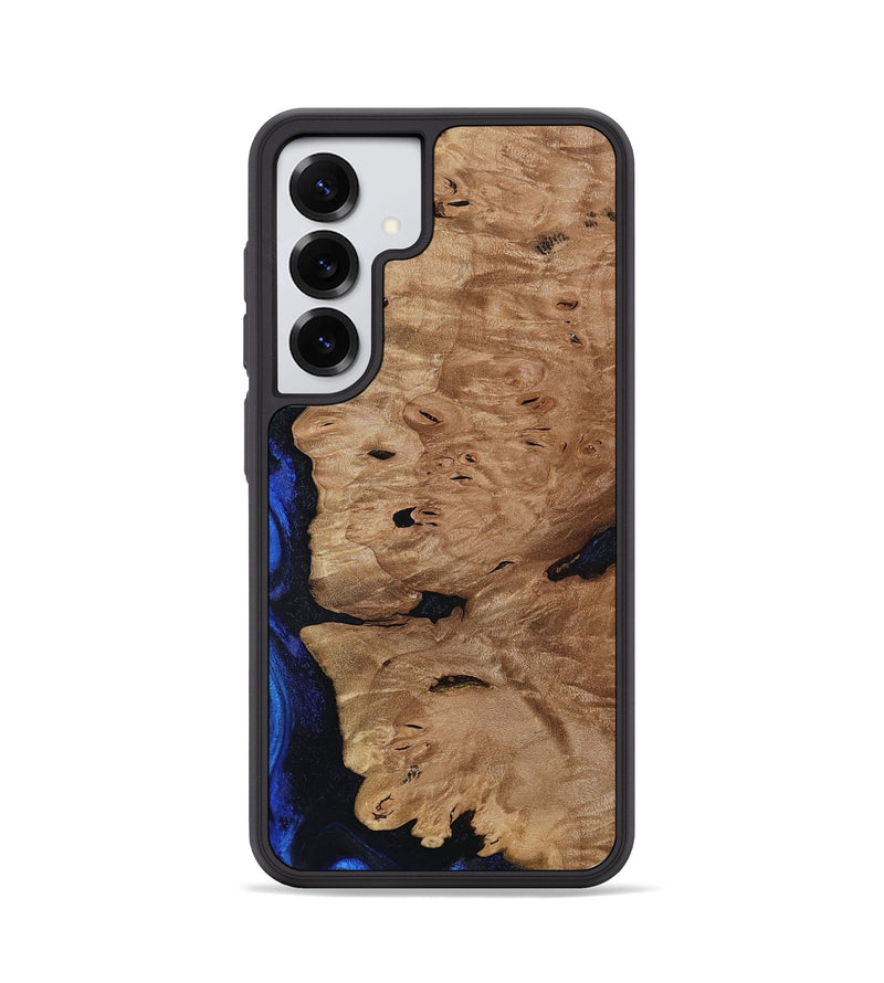 Galaxy S25 Wood Phone Case - Jazmyn (Blue, 817517)