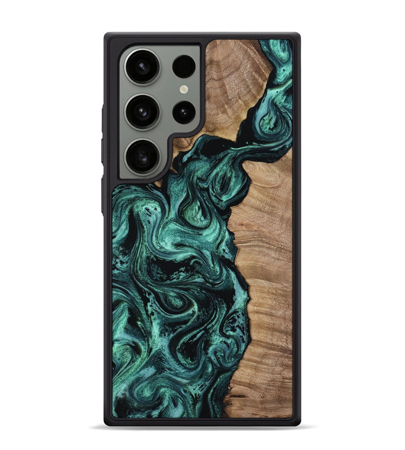 Galaxy S24 Ultra Wood Phone Case - Layne (Green, 817519)
