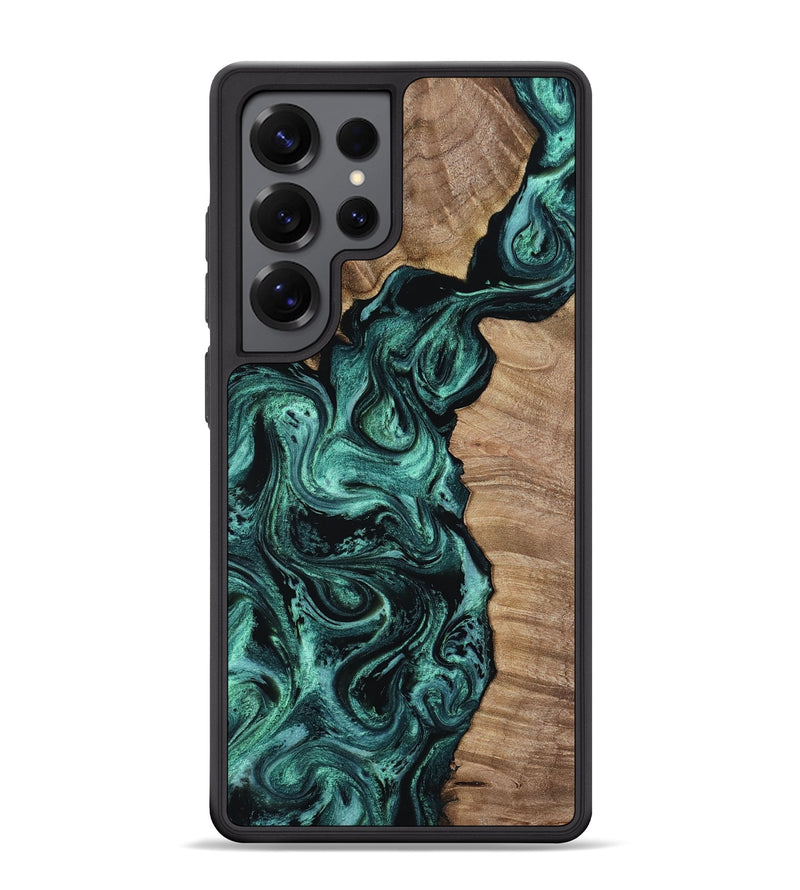 Galaxy S25 Ultra Wood Phone Case - Layne (Green, 817519)