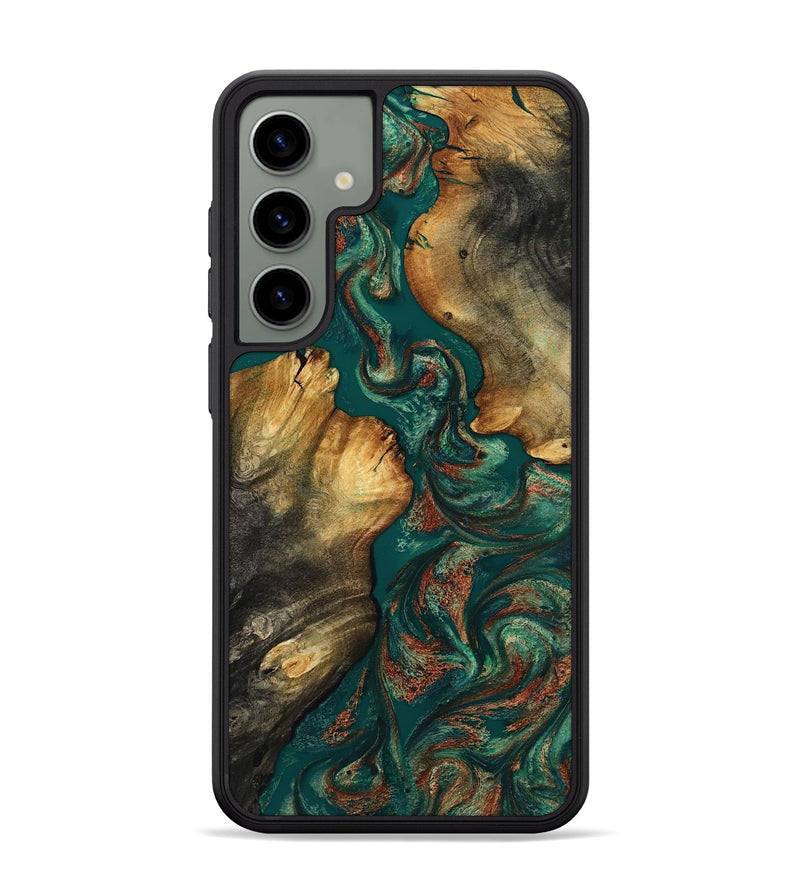 Galaxy S24 Plus Wood Phone Case - Talia (Green, 817520)