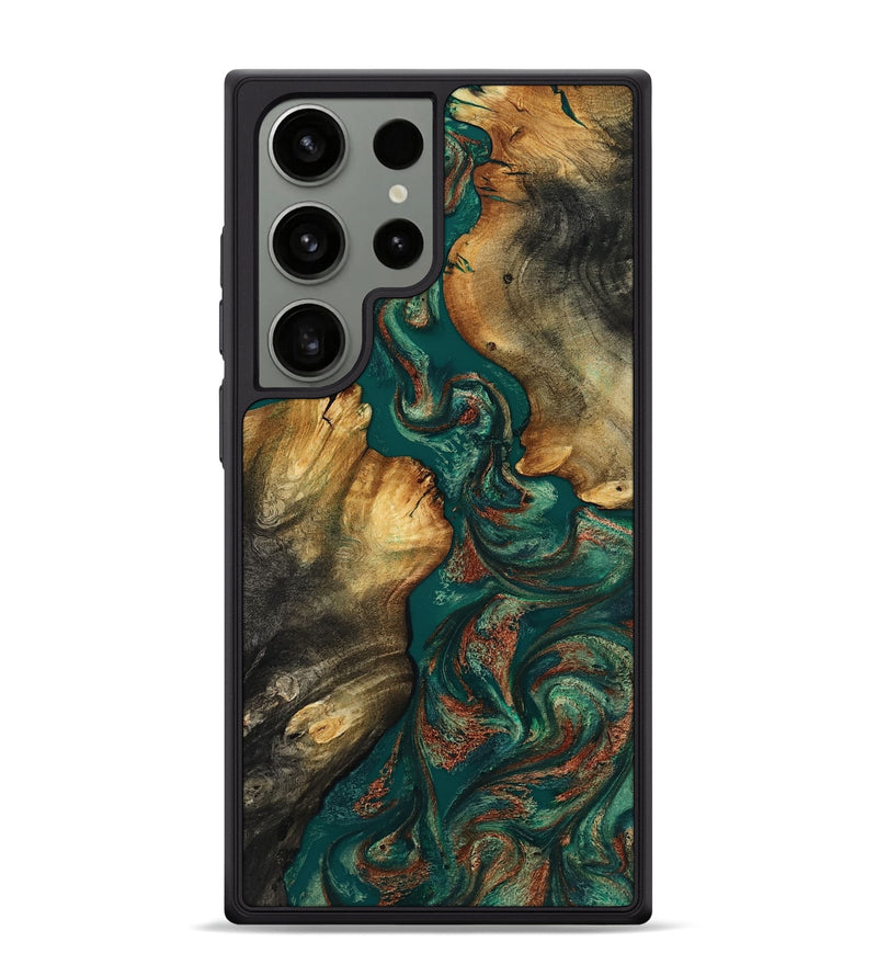 Galaxy S24 Ultra Wood Phone Case - Talia (Green, 817520)
