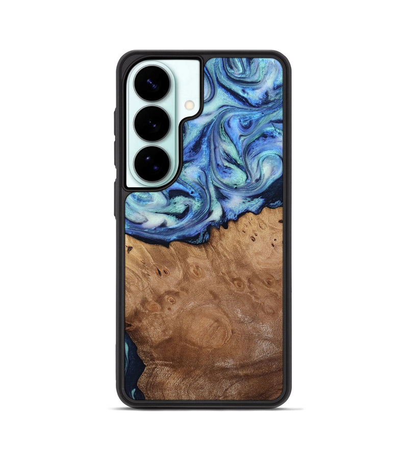 Galaxy S26 Wood Phone Case - Carlene (Blue, 817538)