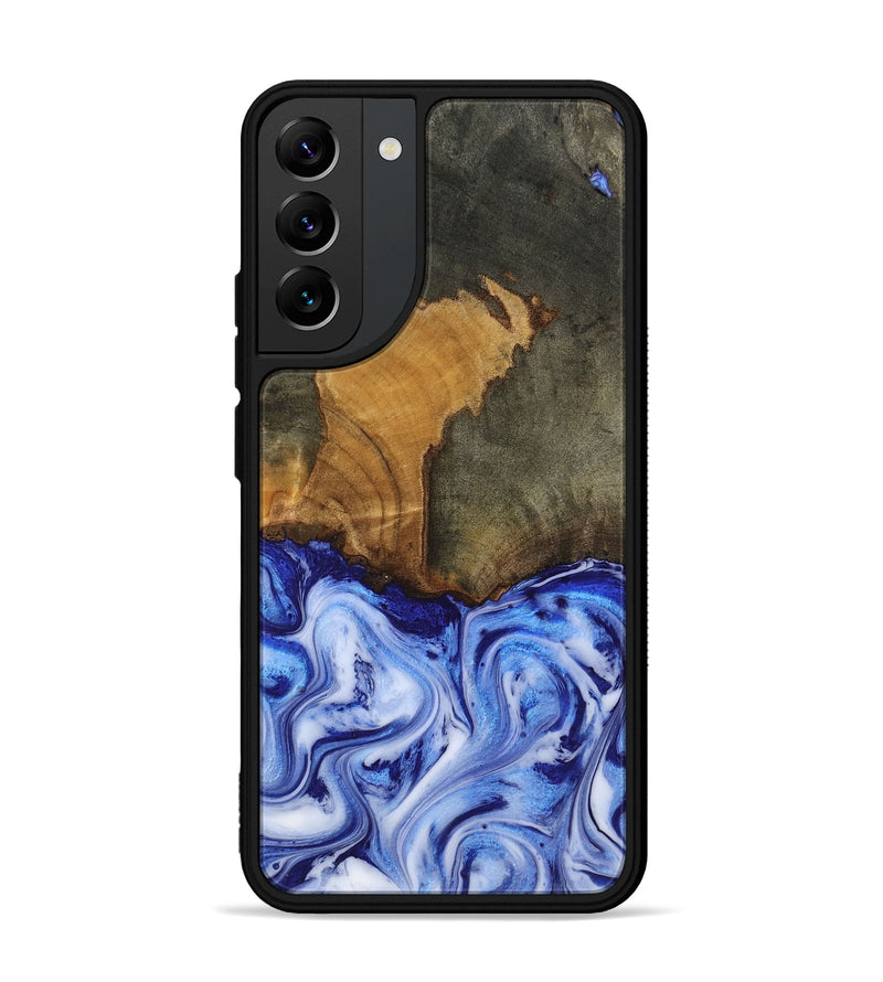 Galaxy S22 Plus Wood Phone Case - Zayla (Blue, 817539)