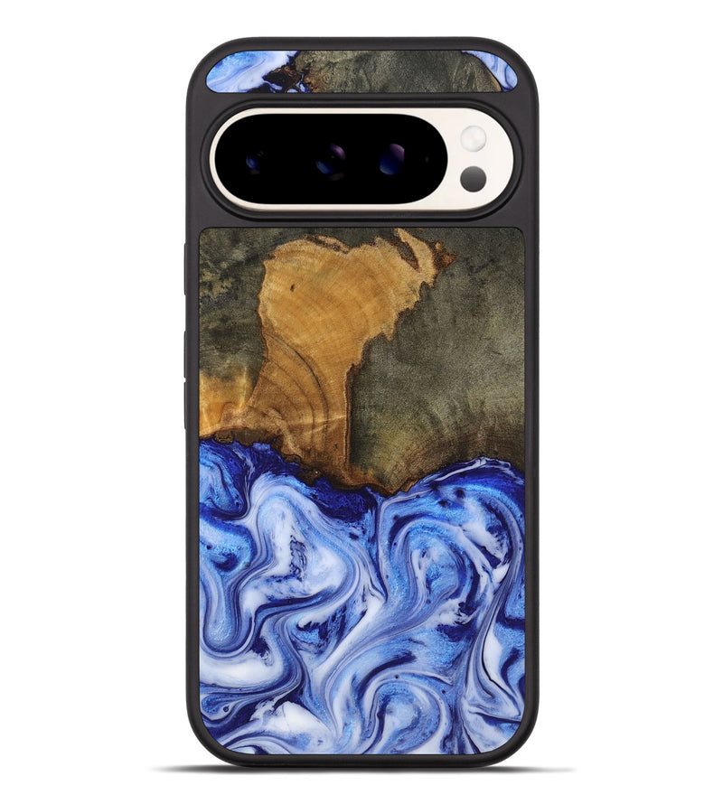 Pixel 9 Pro XL Wood Phone Case - Zayla (Blue, 817539)