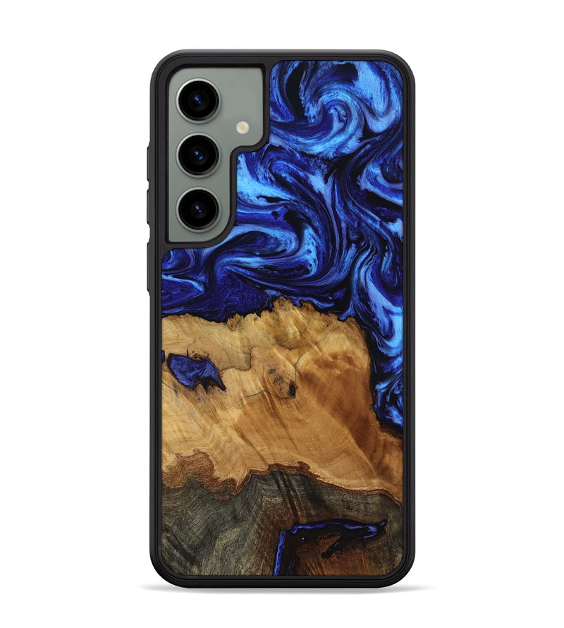 Galaxy S24 Plus Wood Phone Case - Morris (Blue, 817540)