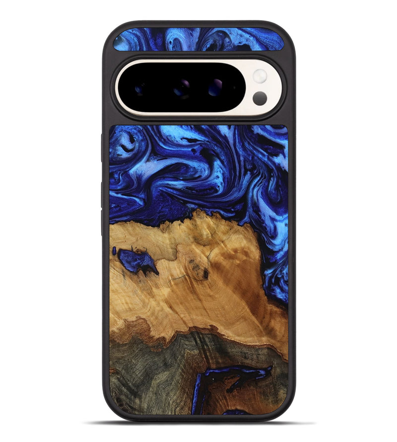 Pixel 9 Pro XL Wood Phone Case - Morris (Blue, 817540)