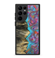 Galaxy S22 Ultra Wood Phone Case - Louella (Blue, 817542)