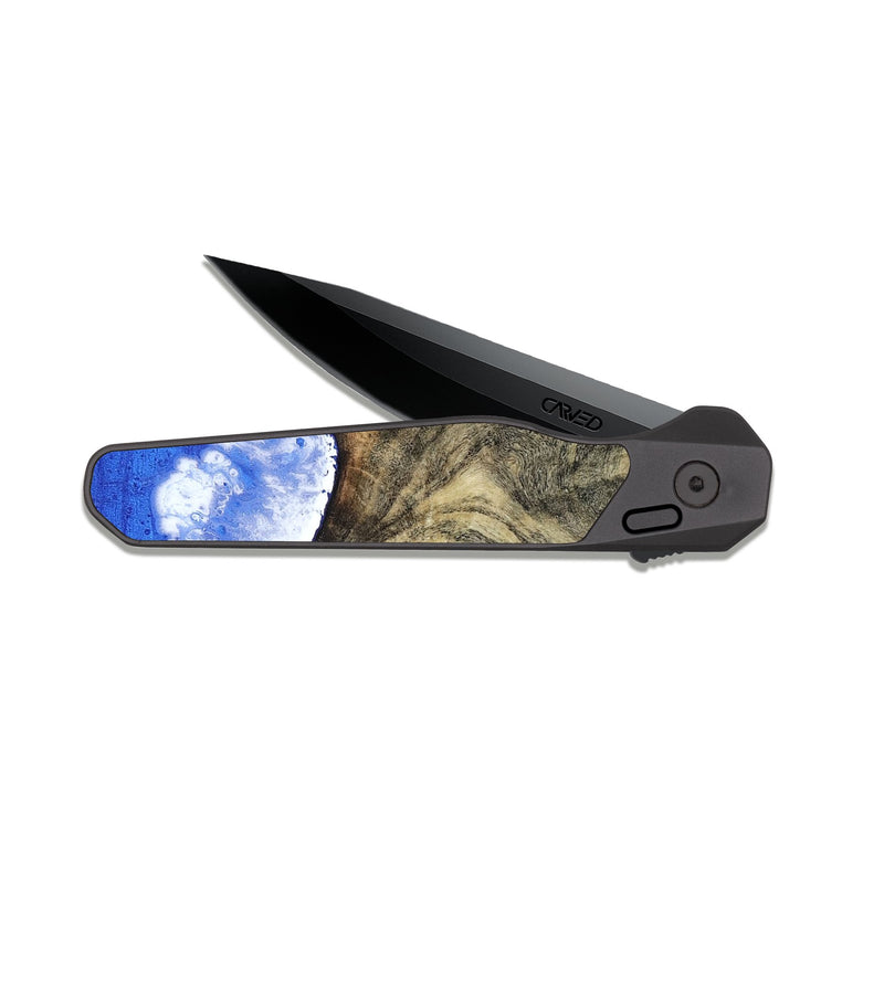 EDC Dark Slate Wood Pocket Knife - Kaiser (Coastal, 817551)