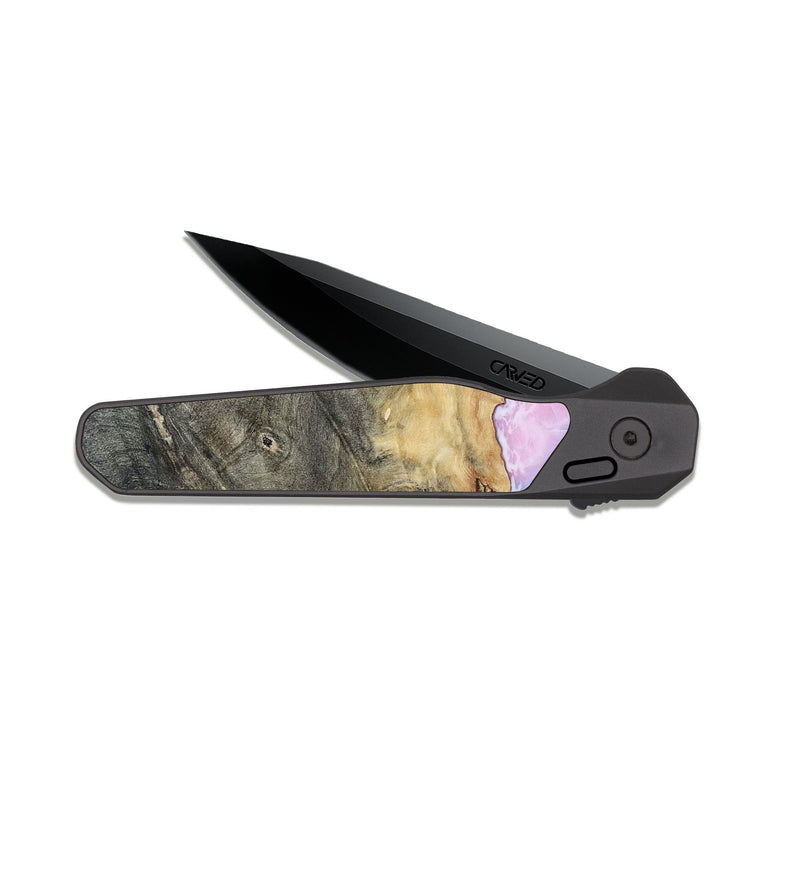 EDC Dark Slate Wood Pocket Knife - Brayden (Coastal, 817553)