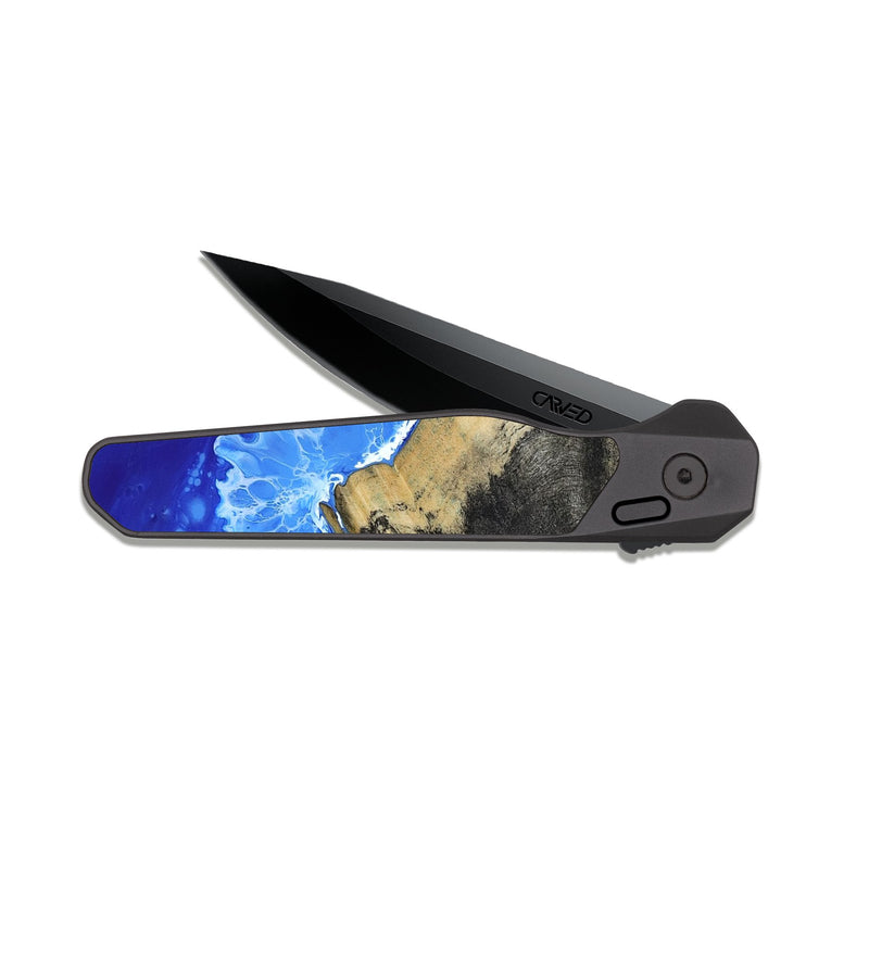 EDC Dark Slate Wood Pocket Knife - Remi (Coastal, 817561)