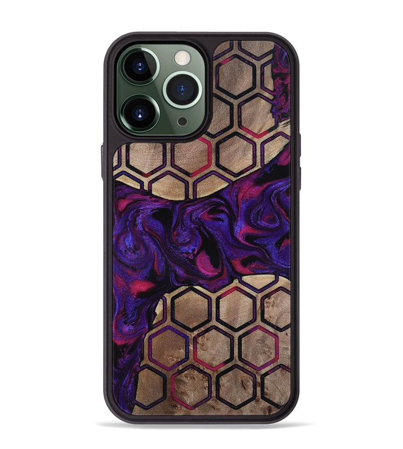 iPhone 13 Pro Max Wood Phone Case - Malayah (Pattern, 817563)