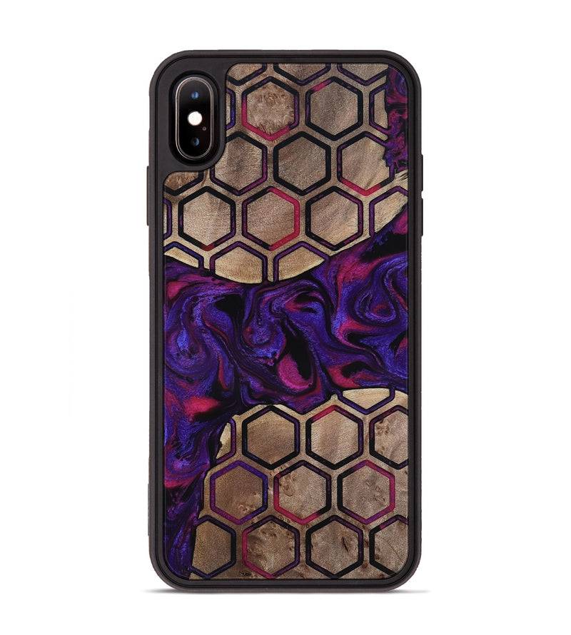 iPhone Xs Max Wood Phone Case - Malayah (Pattern, 817563)