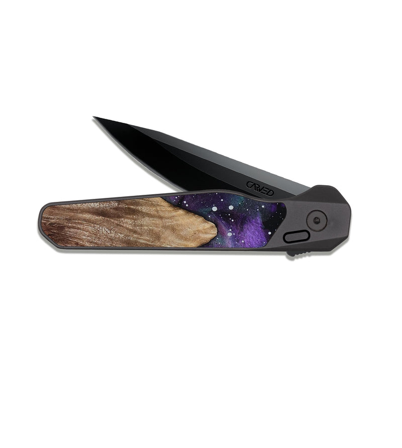 EDC Dark Slate Wood Pocket Knife - Matilda (Cosmos, 817590)