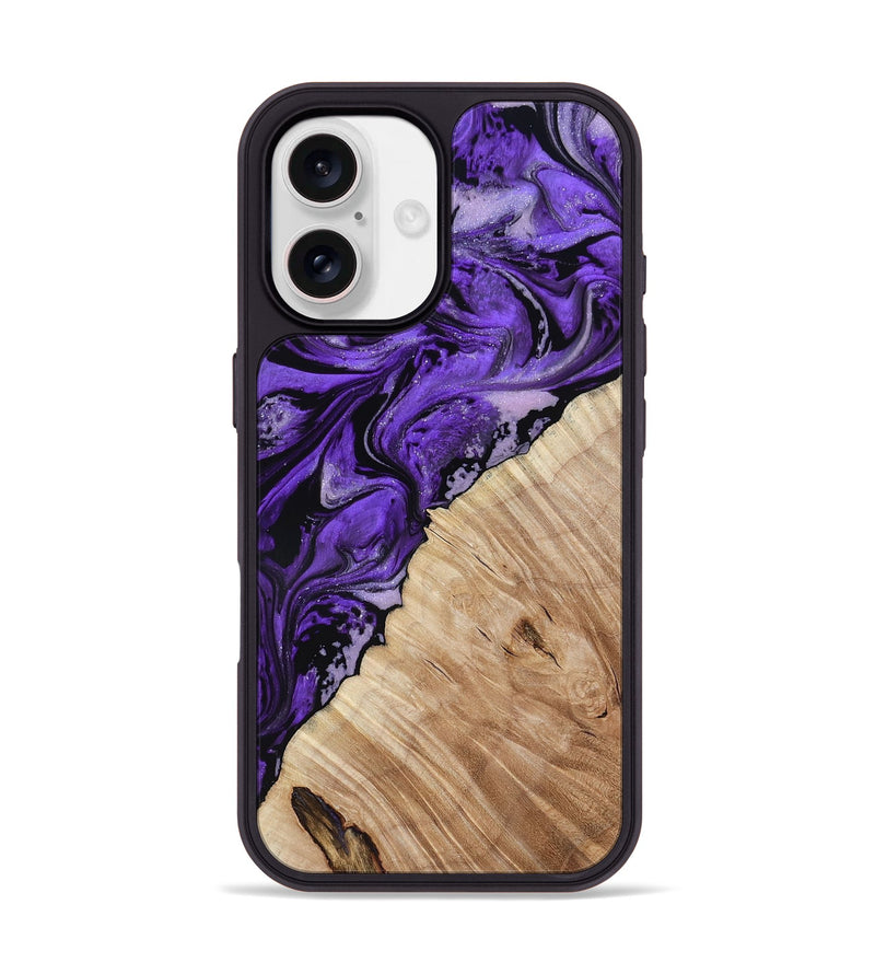 iPhone 17 Wood Phone Case - Ryan (Purple, 817615)
