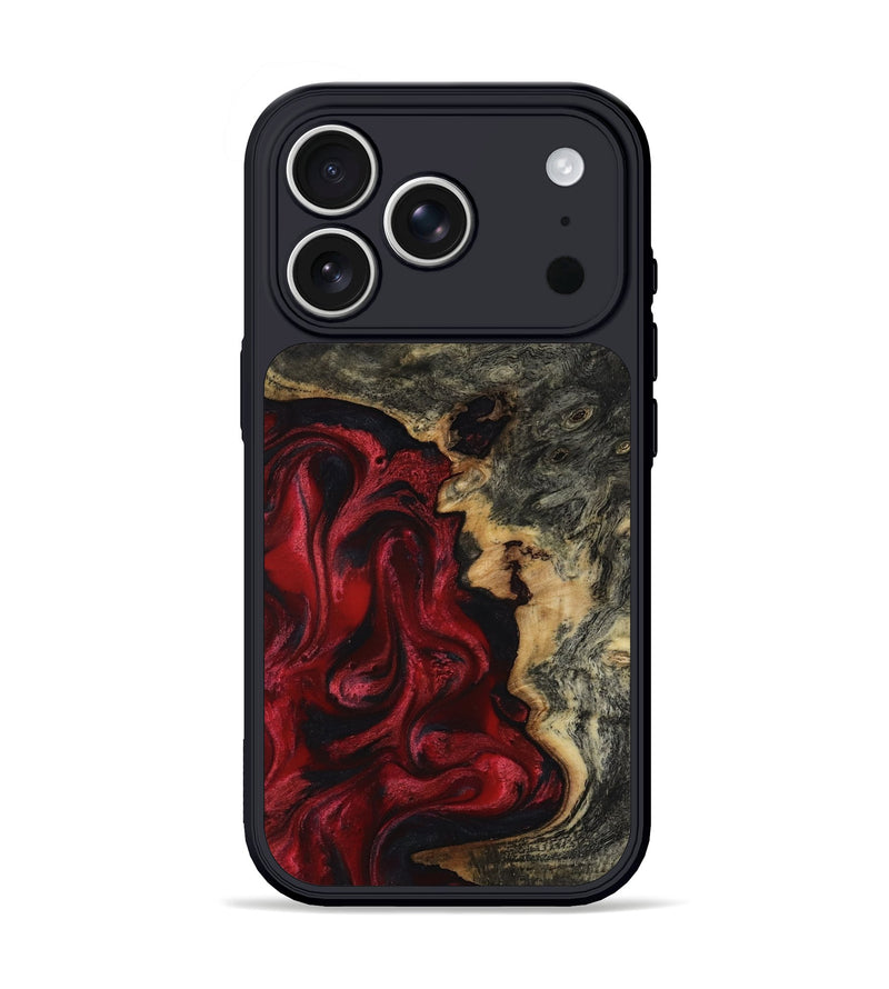 iPhone 17 Pro Wood Phone Case - Larissa (Red, 817617)