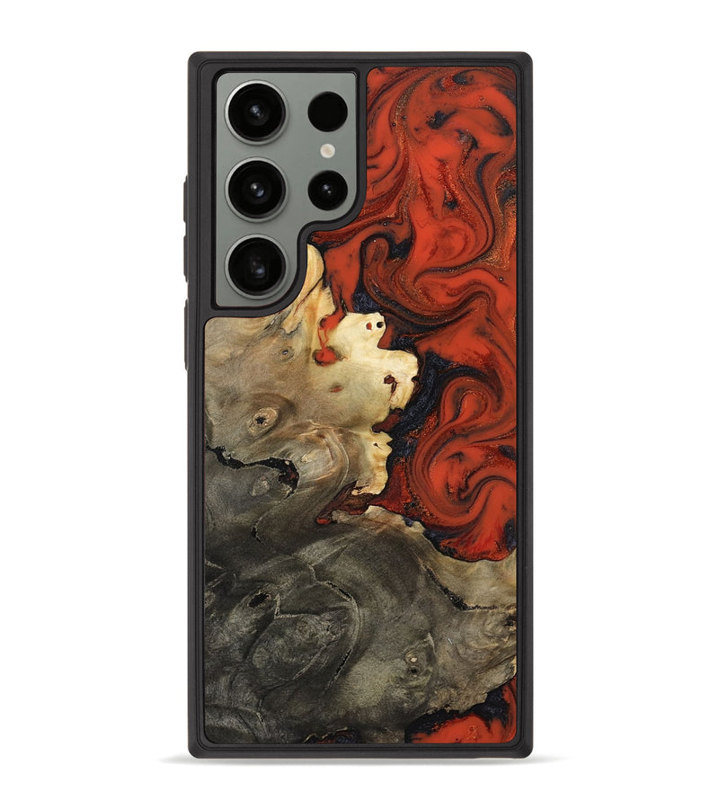 Galaxy S23 Ultra Wood Phone Case - Chelsea (Red, 817618)