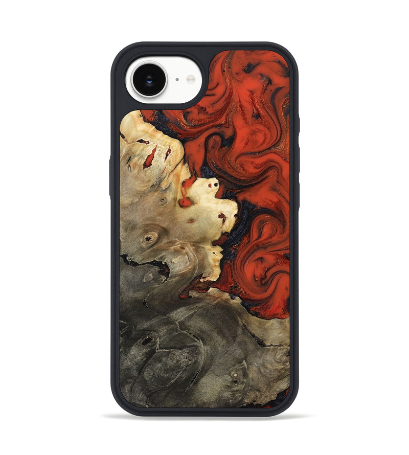 iPhone 16e Wood Phone Case - Chelsea (Red, 817618)