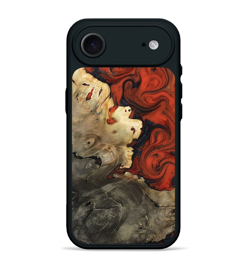 iPhone 17 Air Wood Phone Case - Chelsea (Red, 817618)