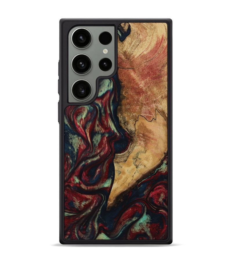 Galaxy S24 Ultra Wood Phone Case - Jenesis (Red, 817619)