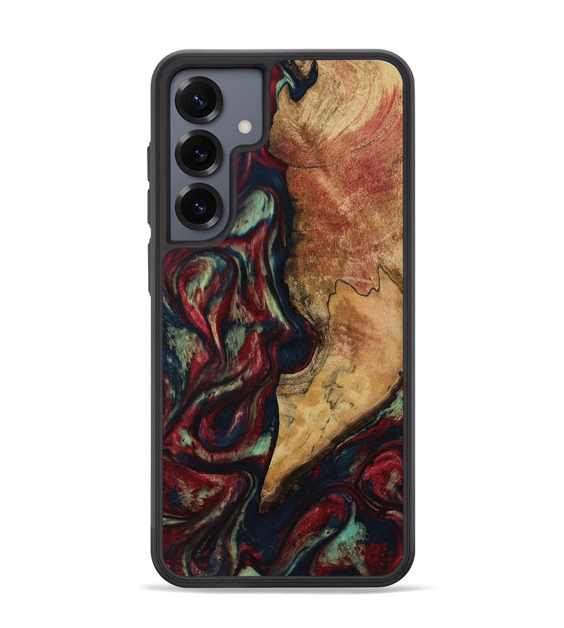 Galaxy S25 Plus Wood Phone Case - Jenesis (Red, 817619)