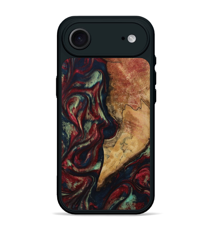 iPhone 17 Air Wood Phone Case - Jenesis (Red, 817619)