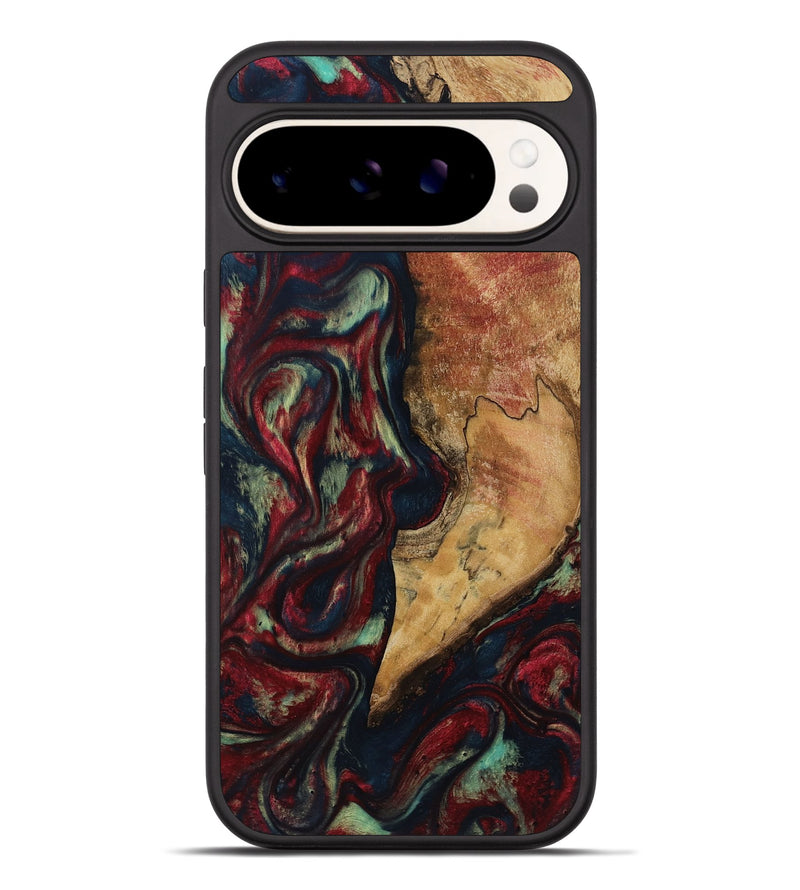 Pixel 9 Pro XL Wood Phone Case - Jenesis (Red, 817619)