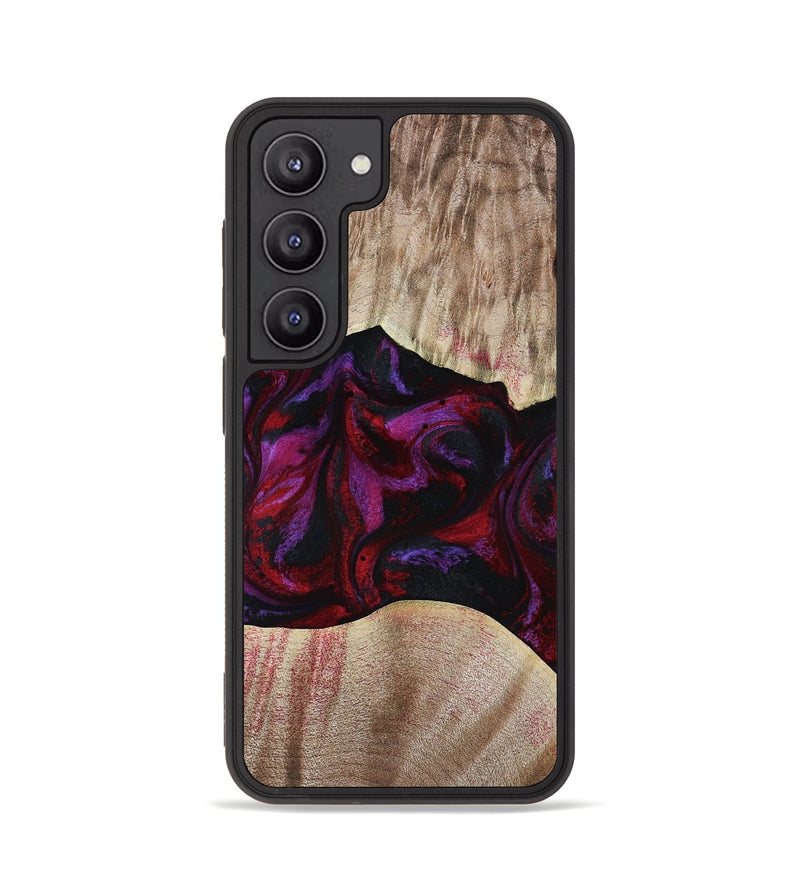 Galaxy S23 Wood Phone Case - Eliana (Red, 817620)