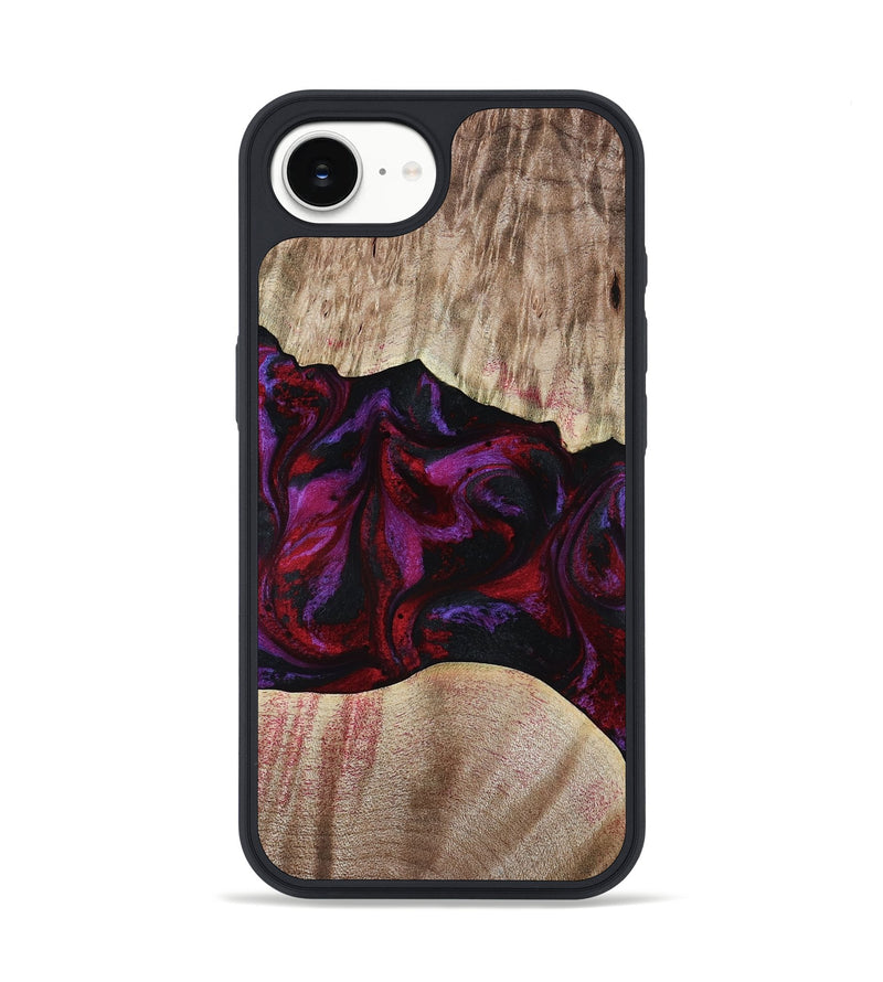 iPhone 16e Wood Phone Case - Eliana (Red, 817620)