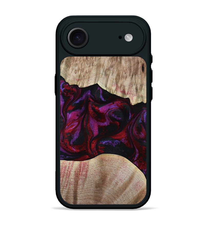 iPhone 17 Air Wood Phone Case - Eliana (Red, 817620)