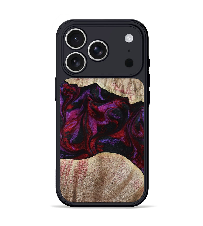 iPhone 17 Pro Wood Phone Case - Eliana (Red, 817620)