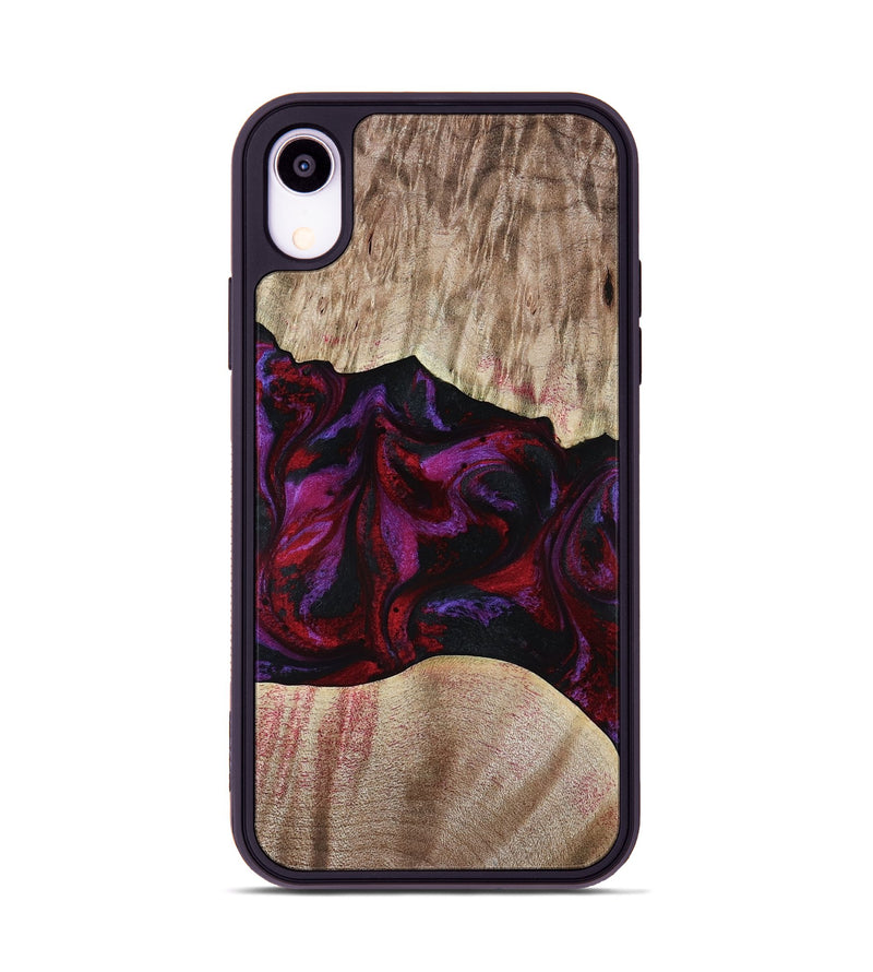 iPhone Xr Wood Phone Case - Eliana (Red, 817620)