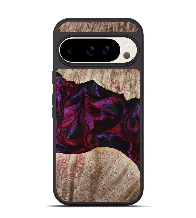 Pixel 10 Wood Phone Case - Eliana (Red, 817620)