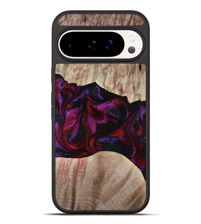 Pixel 9 Pro XL Wood Phone Case - Eliana (Red, 817620)