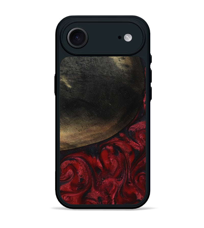 iPhone 17 Air Wood Phone Case - Jovanni (Red, 817621)